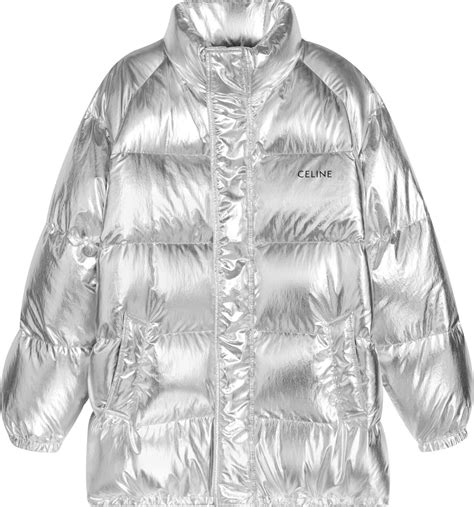 celine silver jacket|the realreal Celine jacket.